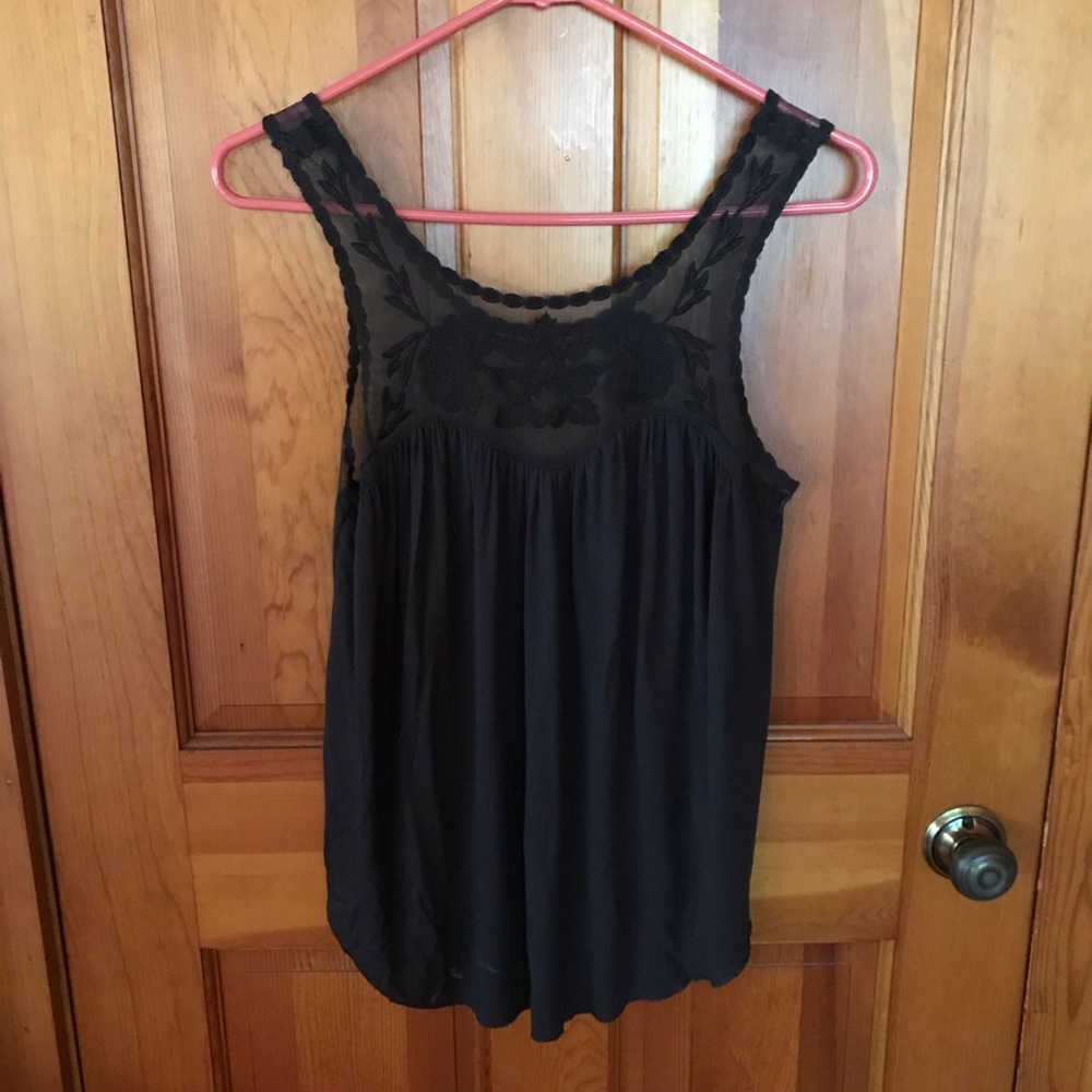 American Eagle soft and sexy Mesh top tank top